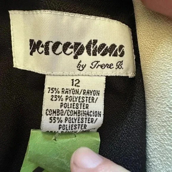 Perceptions by Irene B. Vintage Women’s Short Sleeve Dress Size 12| Vintage 80s - Picture 10 of 11